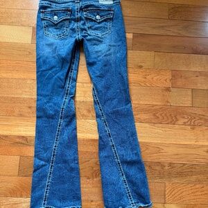 True Religion low rise bootcut jeans